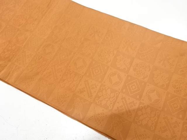 JAPANESE KIMONO / SETSUZURE: CHECKERED / A CHECKERED PATTERN / FLOWERS